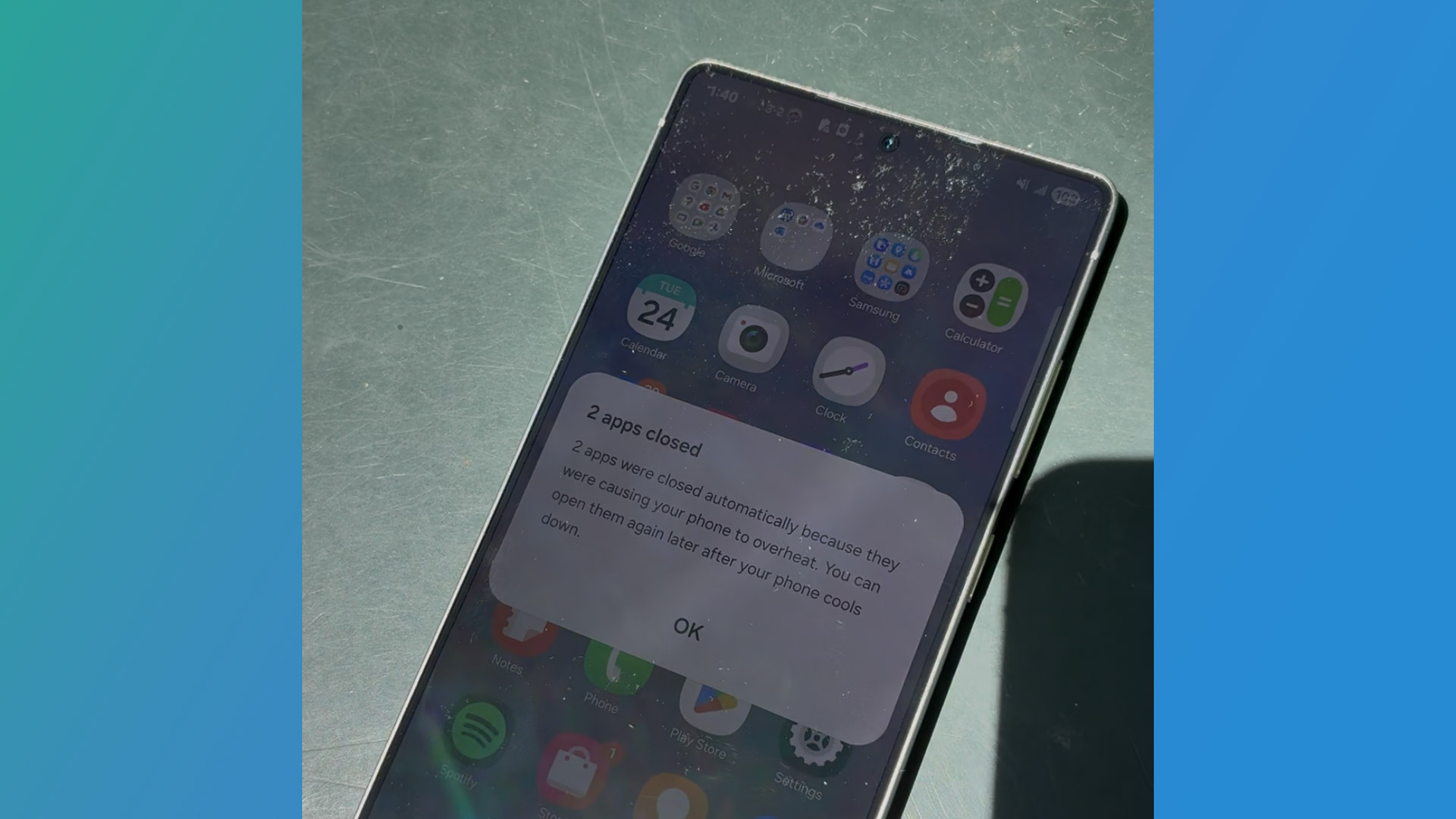 iPhone 16 Pro Max vs Samsung Galaxy S25 Ultra Heat Wave test