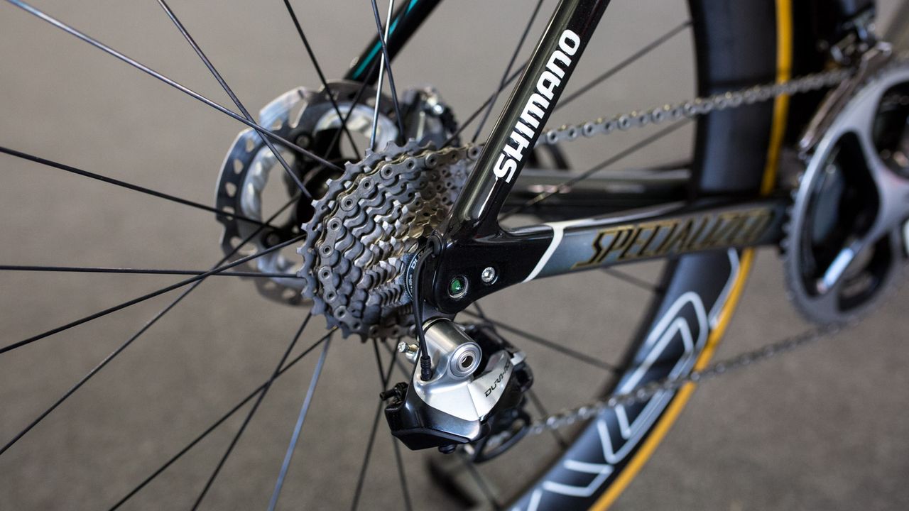 Sagan runs a Shimano Dura-Ace 11-28 cassette
