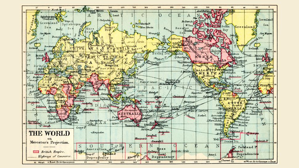 biggest empire of all time by land