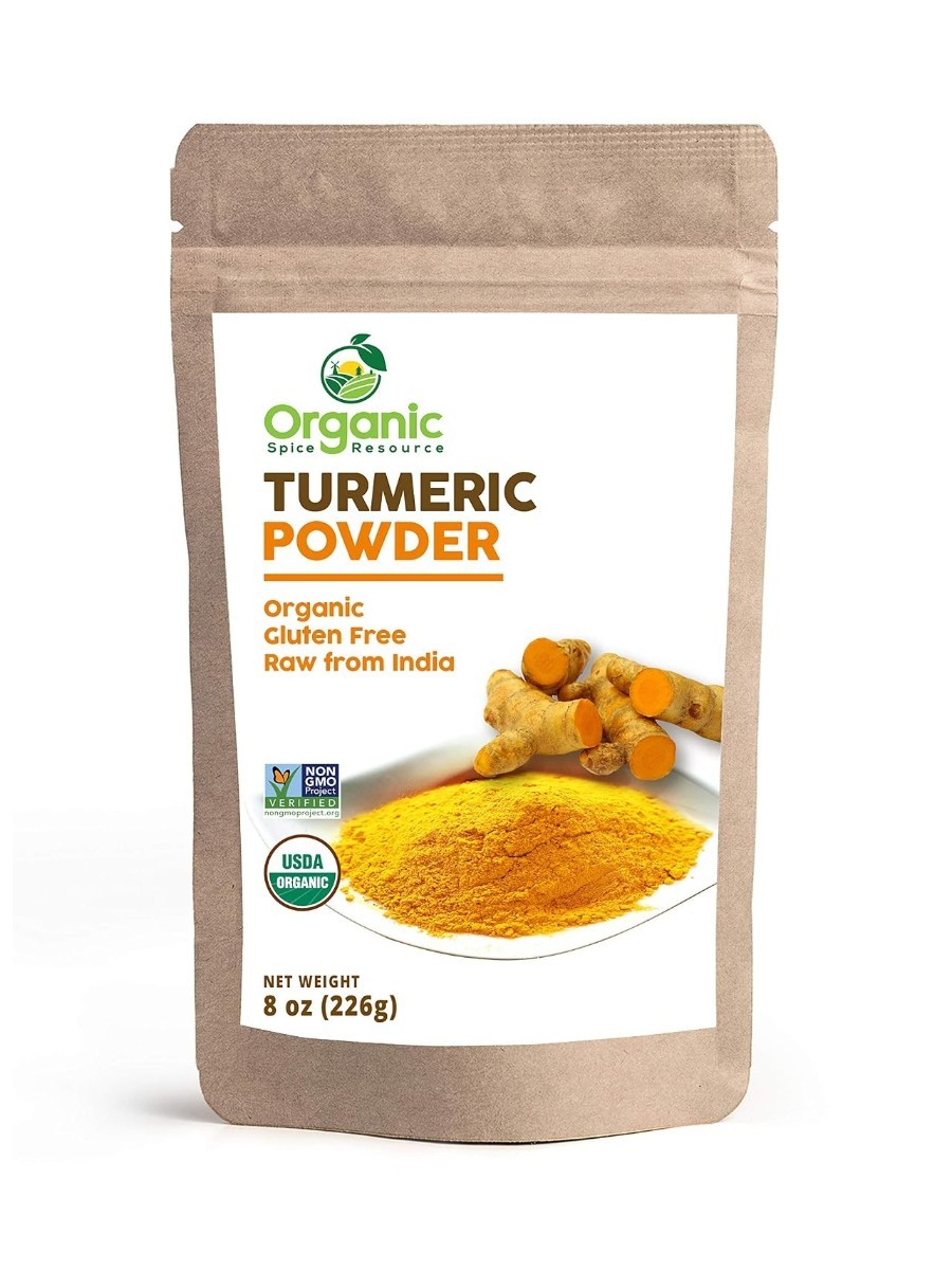 A bag of Organic Spice Resource Turmeric Powder