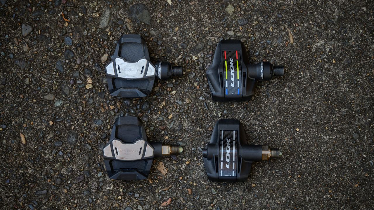 Look Keo Power Pedal top down comparison