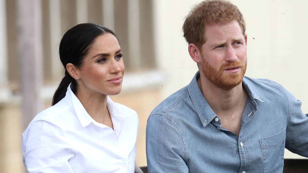 Prince Harry, Duke of Sussex and Meghan, Duchess of Sussex visit a local farming family, the Woodleys, on October 17, 2018 in Dubbo, Australia. The Duke and Duchess of Sussex are on their official 16-day Autumn tour visiting cities in Australia, Fiji, Tonga and New Zealand.