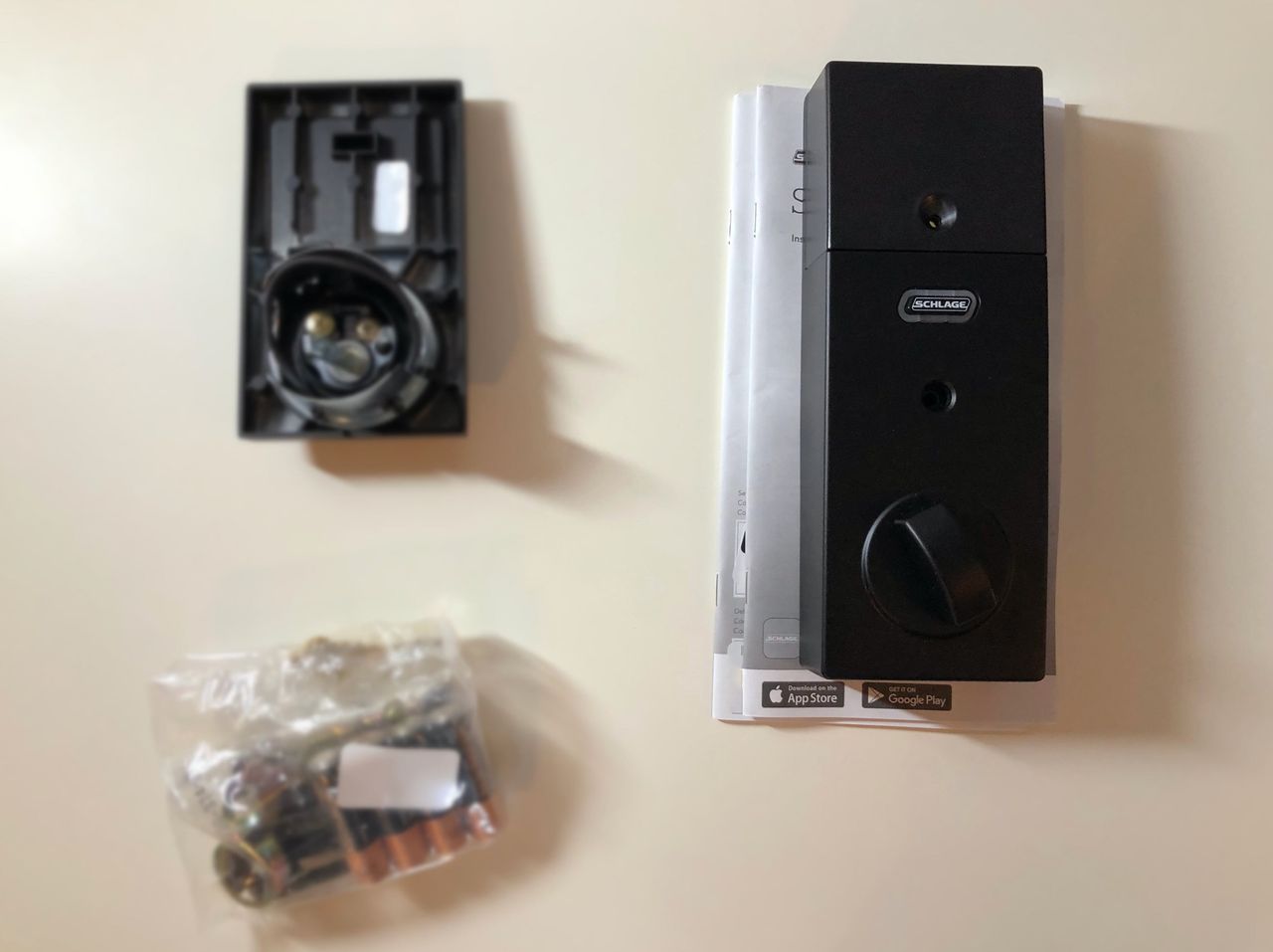 Schlage Sense unboxing