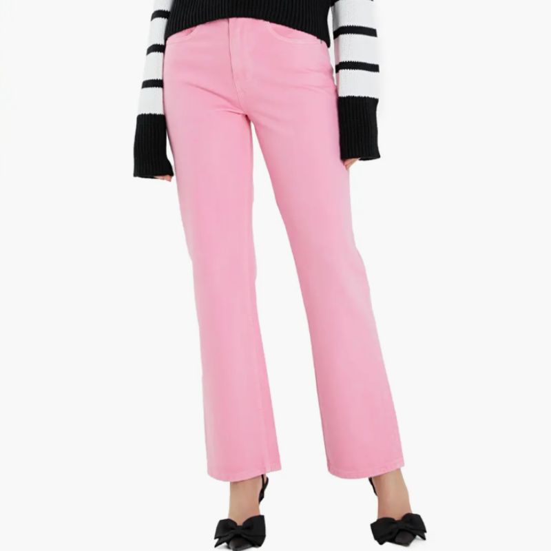 pink jeans