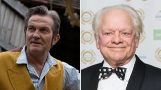 The Larkins cast then and now featuring Bradley Walsh and David Jason