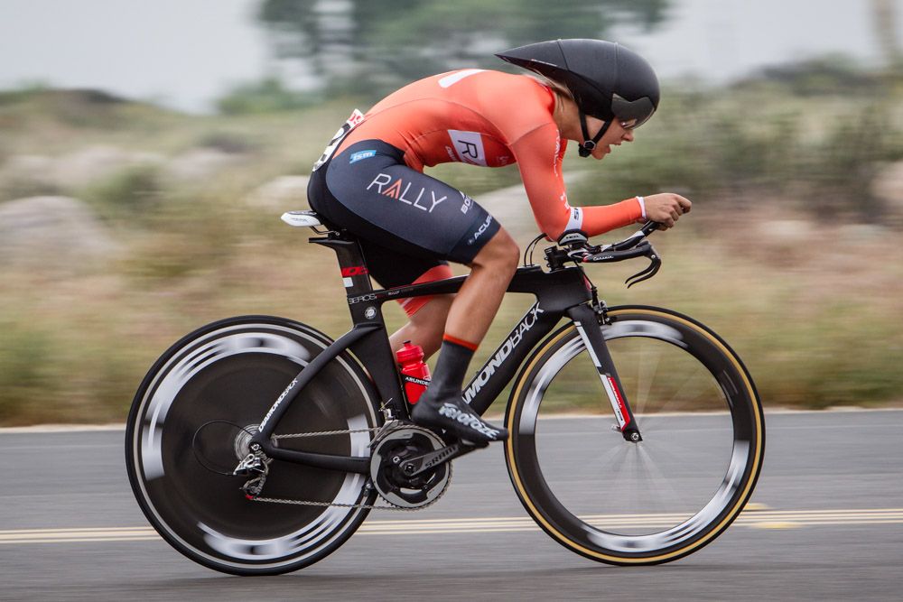 Kirsti Lay (Rally) putting in a top ten ride