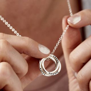 Personalised Russian Ring Necklace by Posh Totty Designs