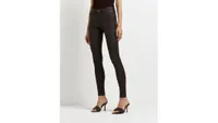 River Island Skinny Brown Coated Molly Jeans