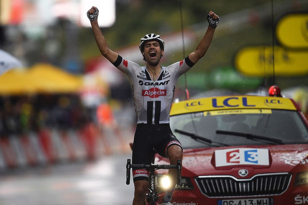 Tom Dumoulin (Giant Alpecin) wins stage 9 at the Tour de France
