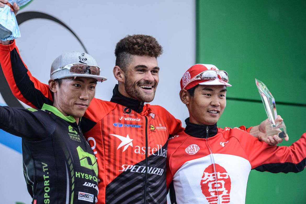 Eamon Lucas Franck (Astella) wins stage 5 of the Tour of Fuzhou 2016