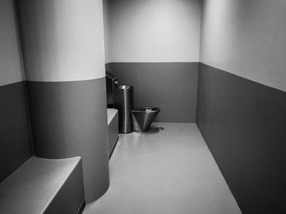 A prison toilet-sink combo