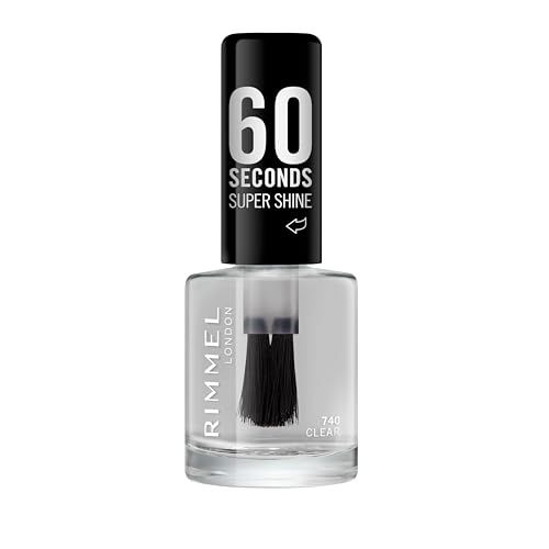 Rimmel London 60 Seconds Super Shine Nail Polish - 740 Clear