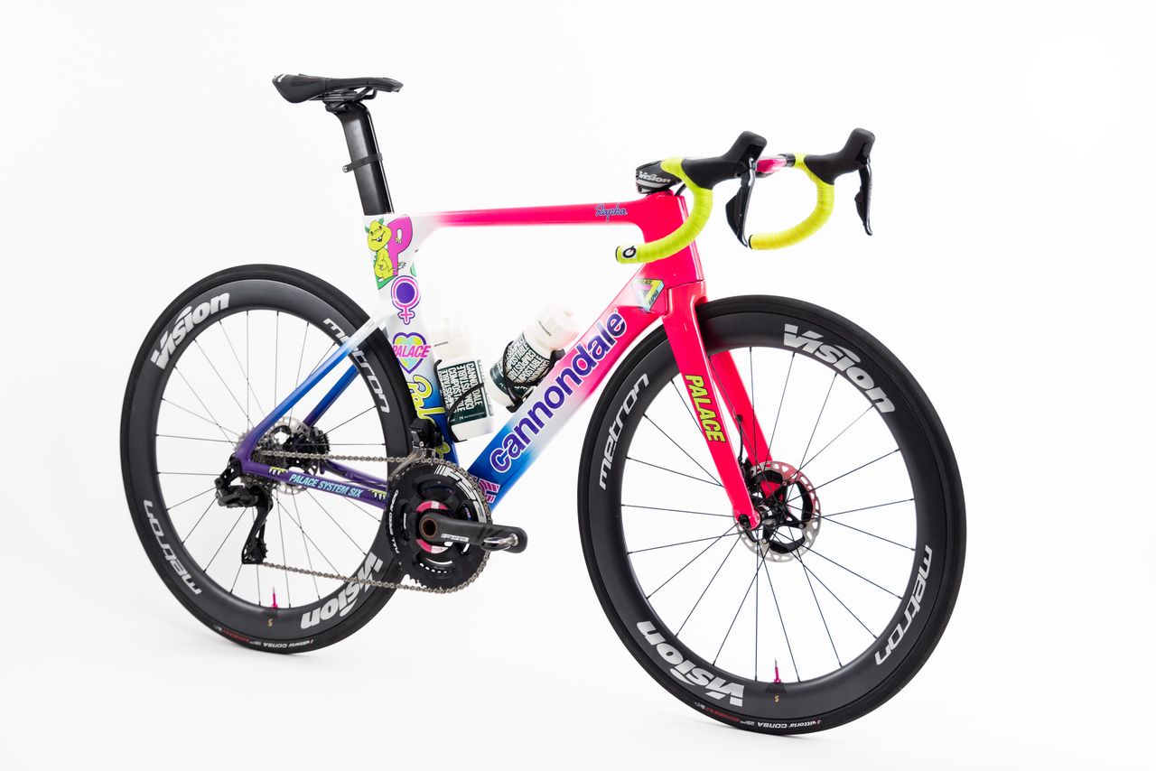 EF's new Cannondale bikes, complete with Palace design