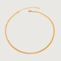 10. Monica Vinader Adjustable Heart Snake Choker Necklace