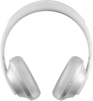 A pair of white Bose Noise-Canceling Headphones 700