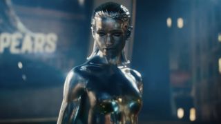 Julia Garner as Silver Surfer in The Fantastic Four: First Steps