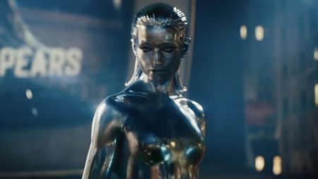 Julia Garner as Silver Surfer in The Fantastic Four: First Steps