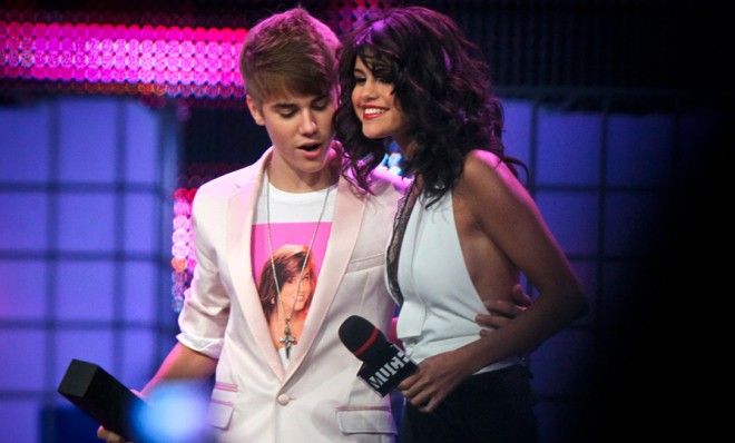 Justin Bieber and Selena Gomez