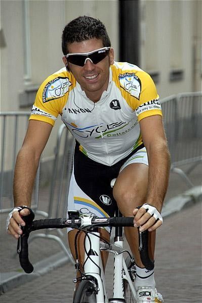 A Cycles Collstrop rider is all smiles.