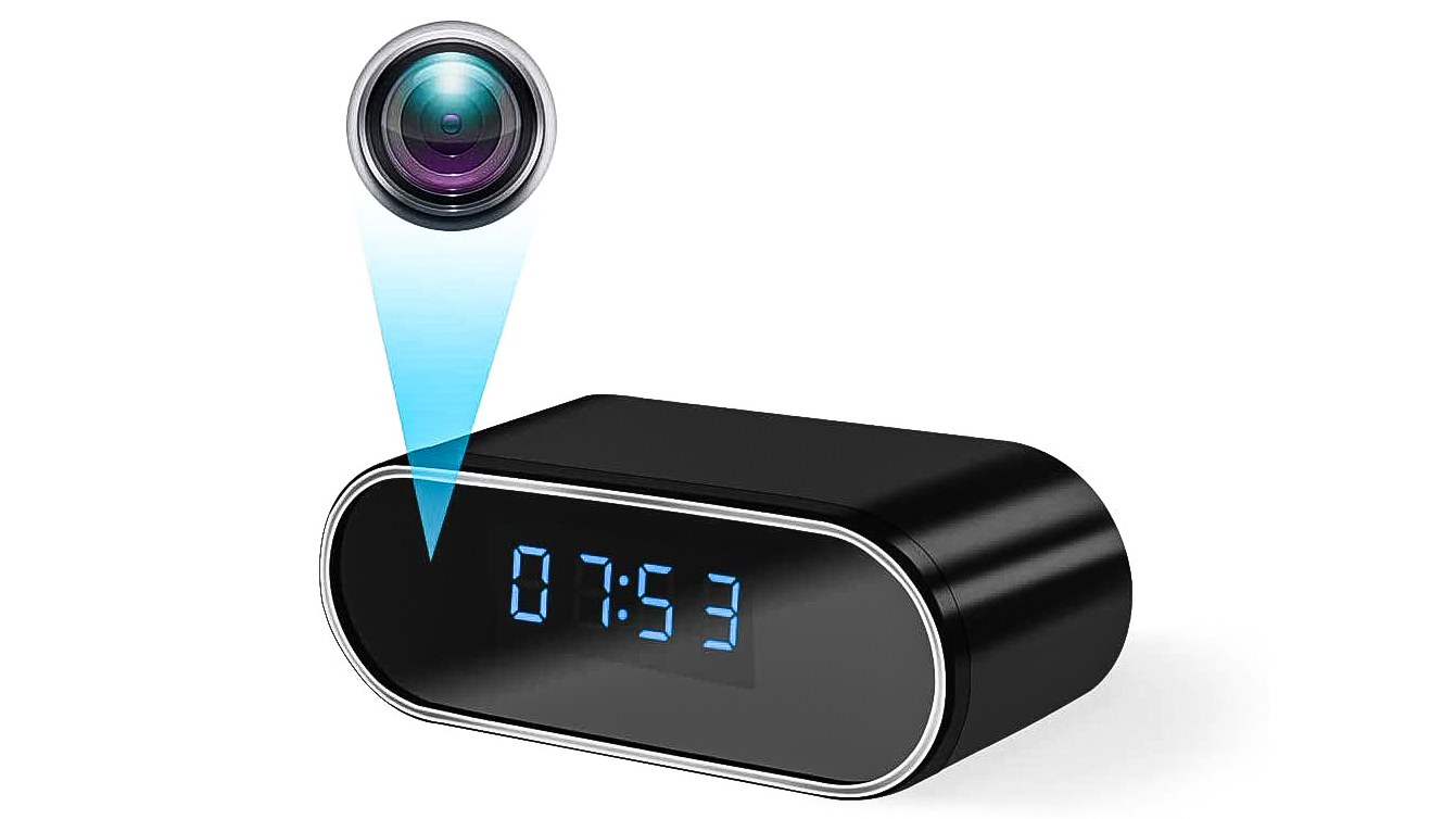 Best spy camera: LED clock spy camera