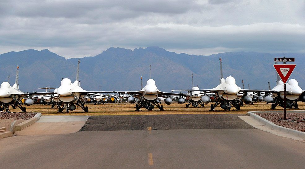 Airplane graveyard