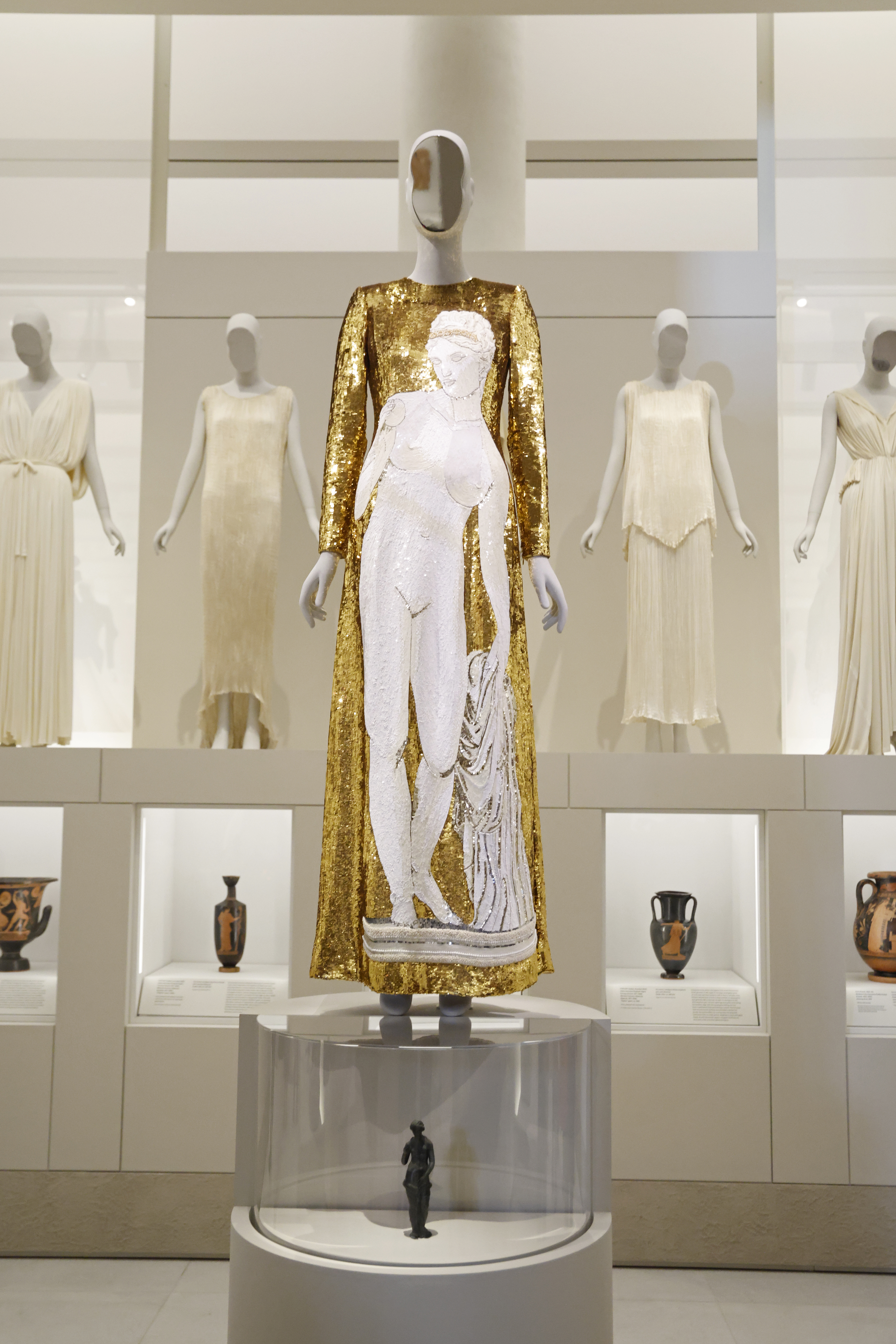 Costume Art exhibit at the Metropolitan Museum of Art.