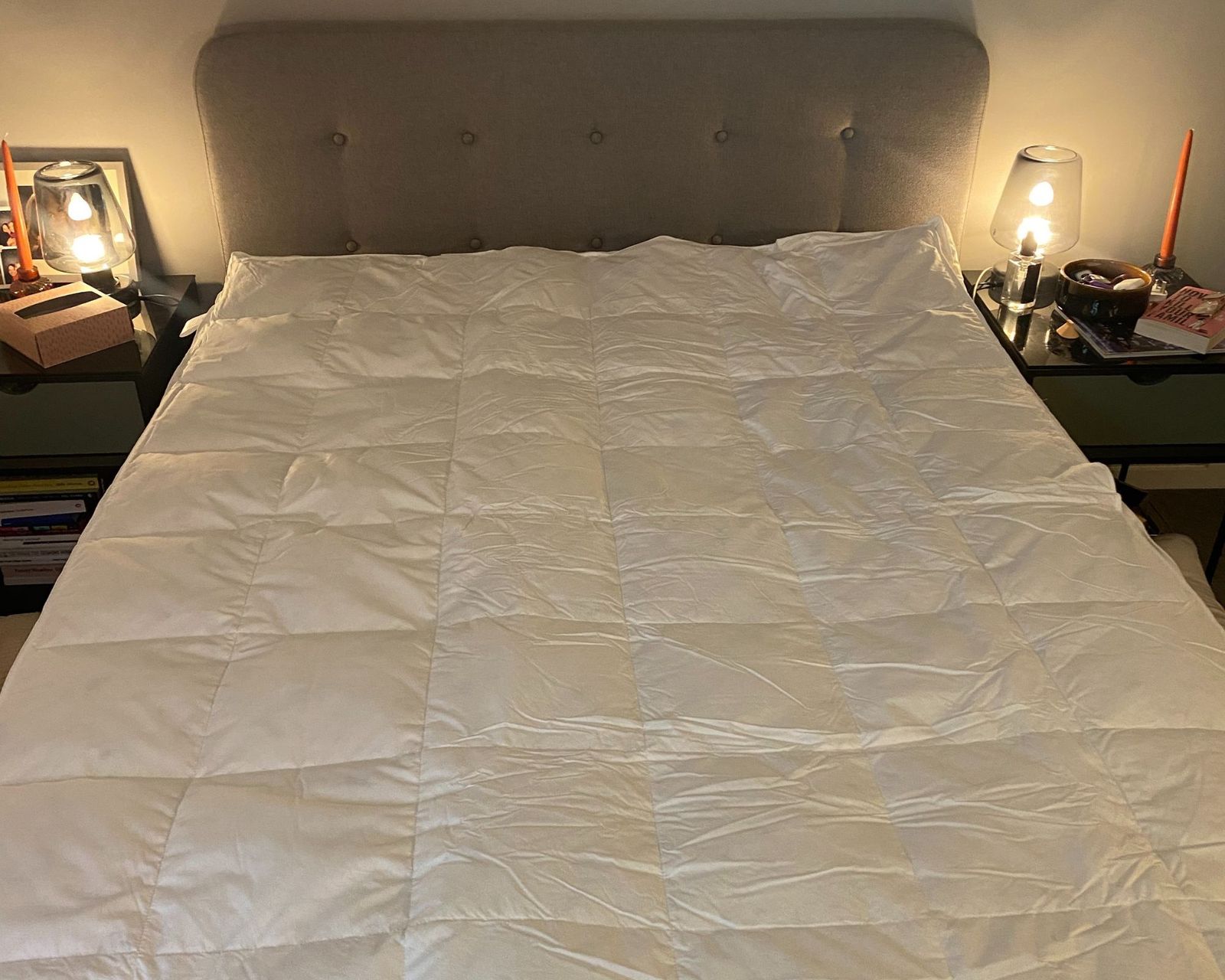 dusk supreme goose down mattress topper