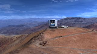 The Giant Magellan Telescope will scrutinize the stars from the Chilean Andes after its completion. After a 2015 groundbreaking, construction on the telescope itself has not yet started at the site, but infrastructure and preparations are complete to begin the project.