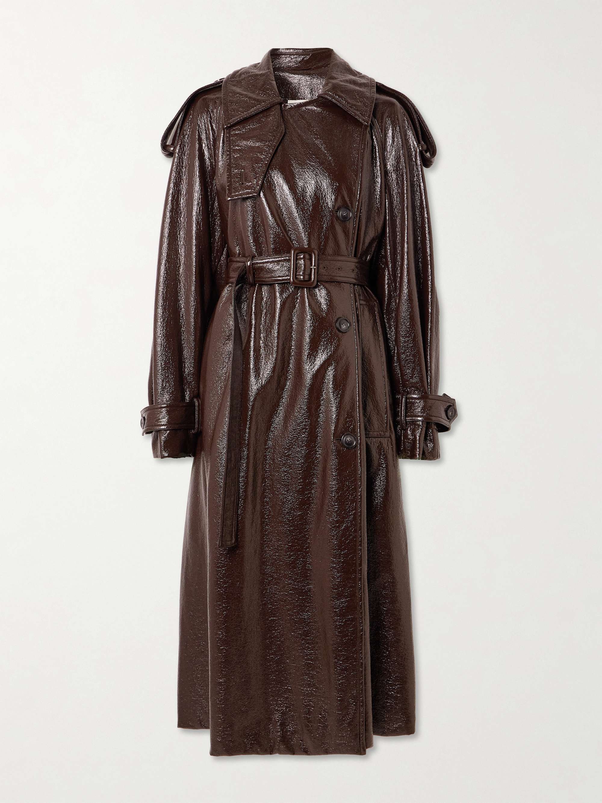 Bairo Coated-Cotton Trench Coat
