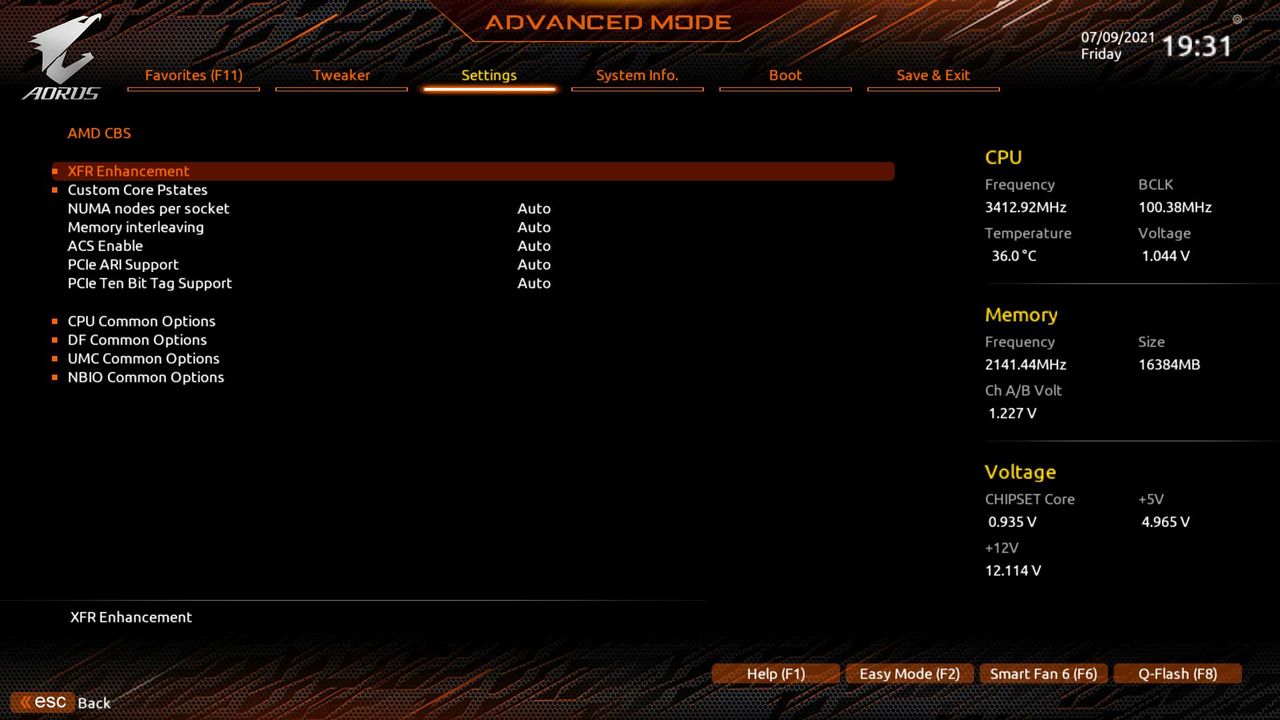Gigabyte X570S Aorus Master