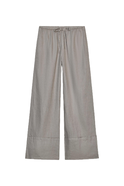zara, 100% Linen Palazzo Pants ZW Collection 