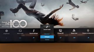 Sony X90J review: menus