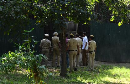 Indian police investigate white tiger attack at Delhi Zoo