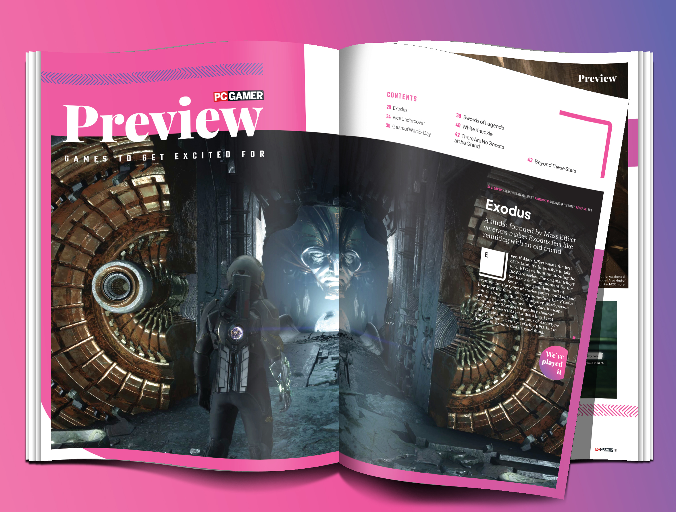 The Witcher 3: Wild Hunt – Songs of the Past issue of PC Gamer magazine