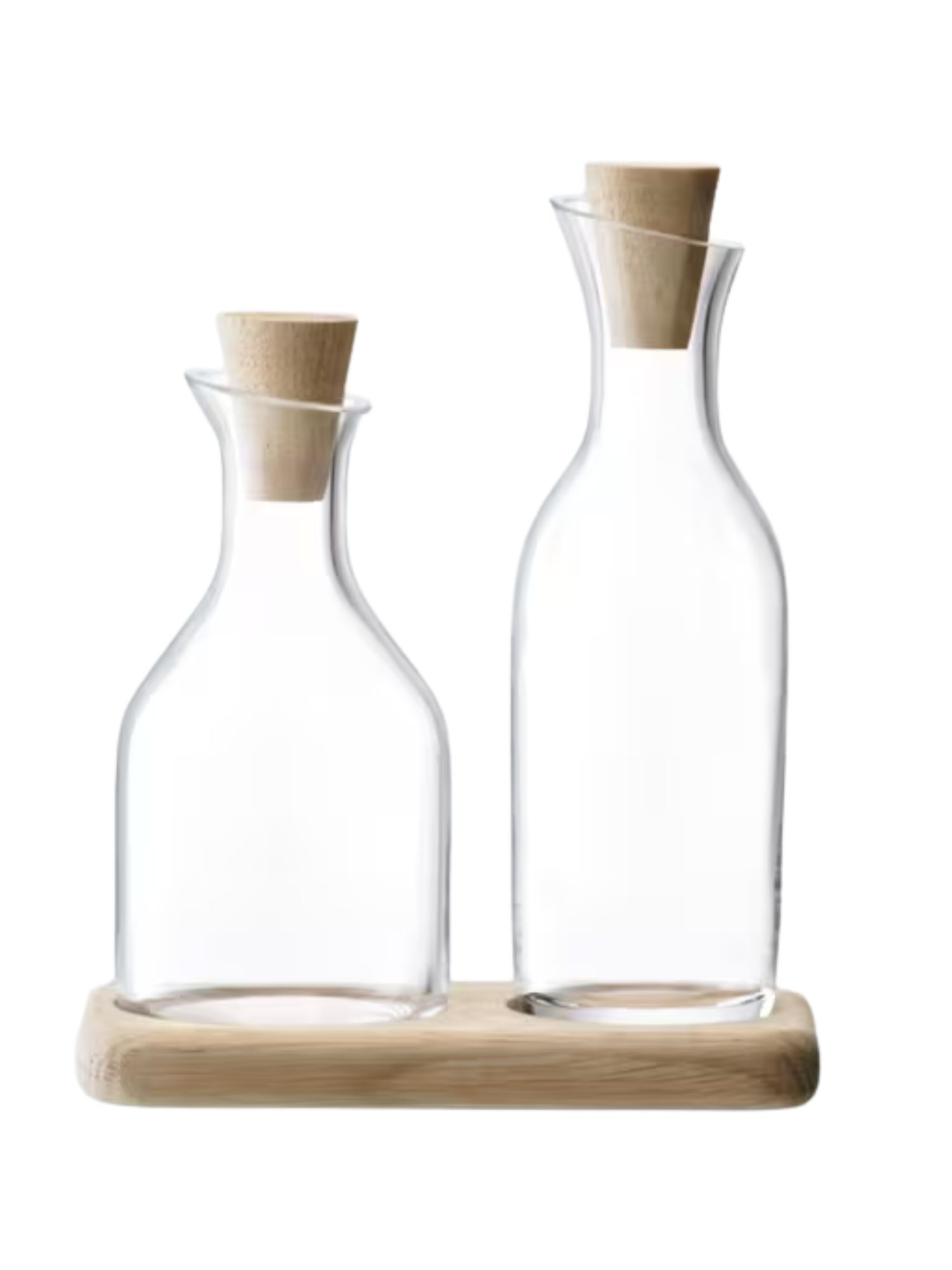 Glass oil and vinegar dispenser