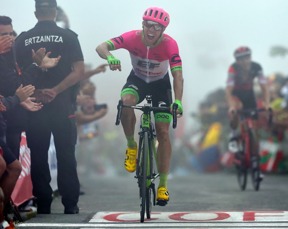 Michael Woods wins stage 17 of the 2018 Vuelta a Espana
