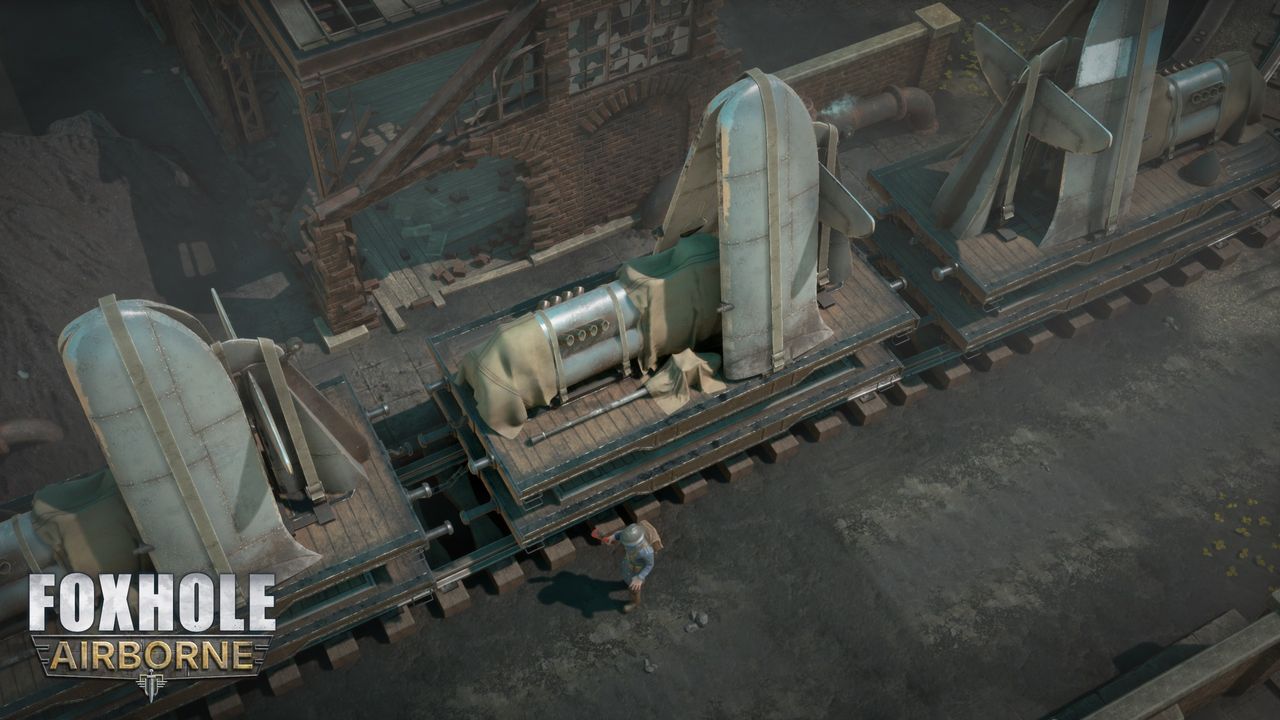 An image from the upcoming Airborne update adding warplanes to Foxhole.