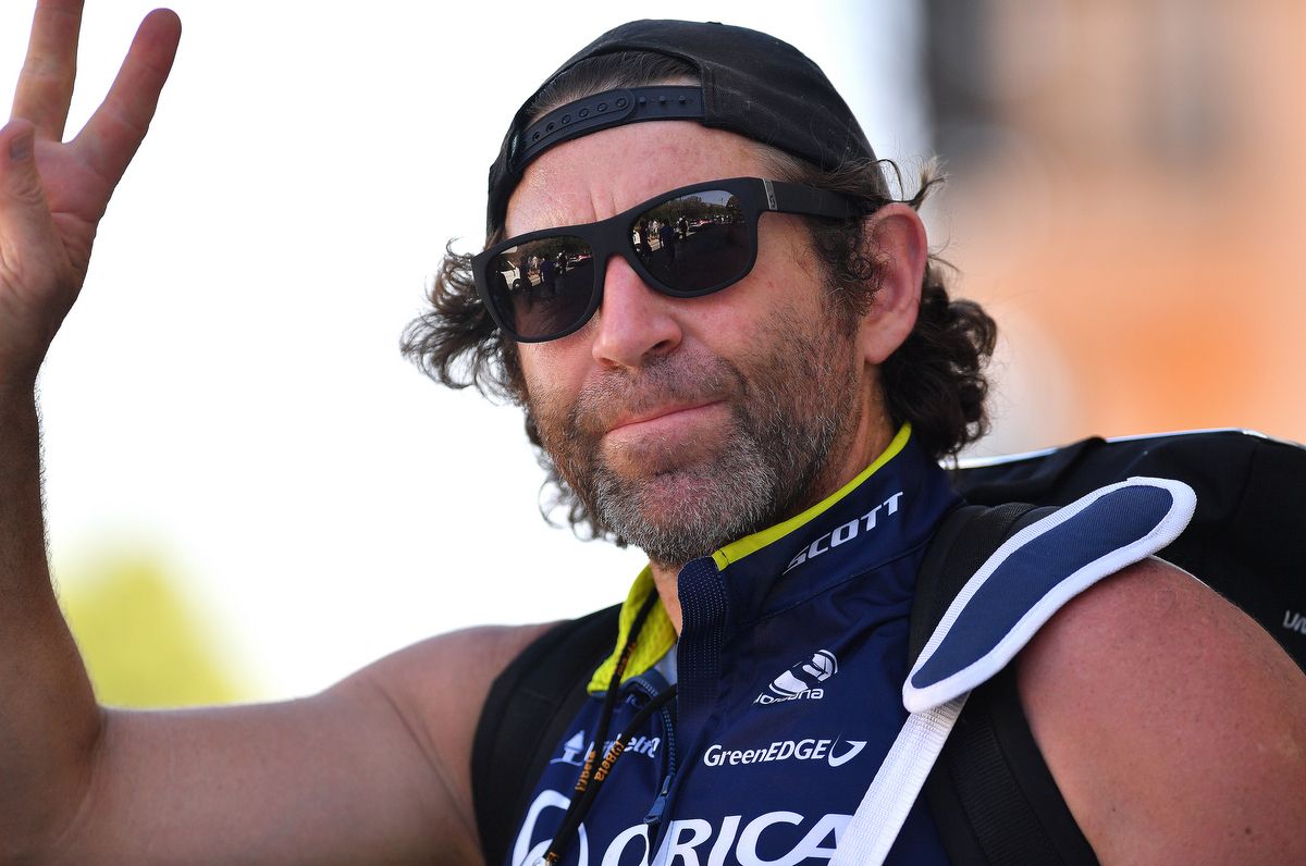Bruce Caretti is the Orica soigneur