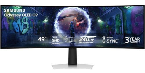 Samsung 49-inch Odyssey OLED G9 Glare Free Gaming Monitor