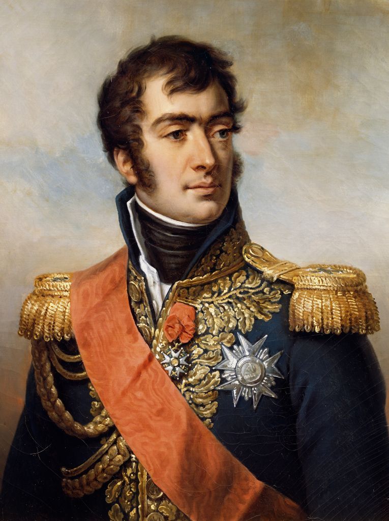 UNSPECIFIED - CIRCA 2003: Portrait of Auguste Frederic Louis Viesse de Marmont (Chatillon-sur-Seine, 1774-Venice, 1852), Duke of Ragusa, French General and Marshal of France with Napoleon Bonaparte. Versailles, Château De Versailles (Photo by DeAgostini/Getty Images)