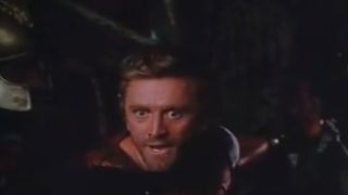 Kirk Douglas looking surprised in Ulysses