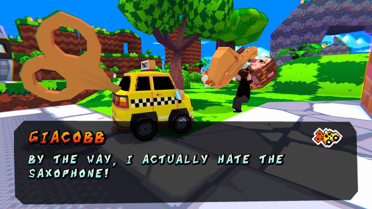 Yellow Taxi Goes Vroom, a retro platformer