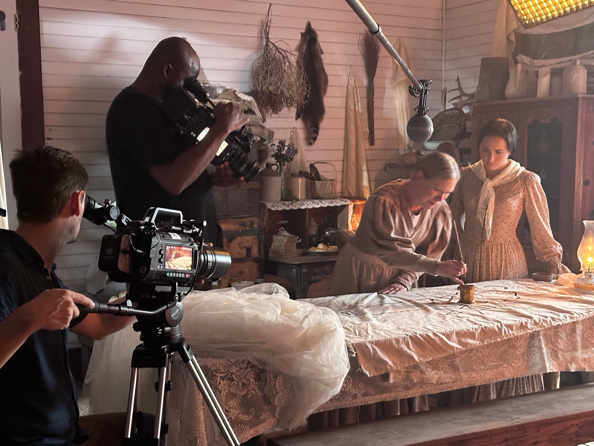 Crew using Blackmagic Design cameras to film &ldquo;Texas Legacy in Lights,&rdquo; a new live action projection mapping film