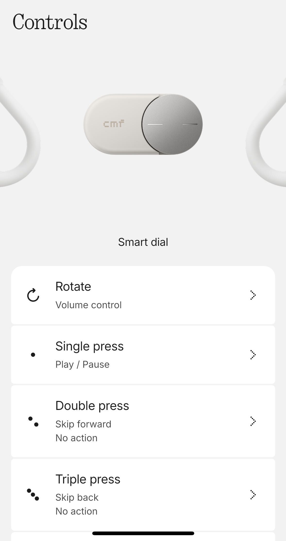 Nothing X app Clip Pro controls