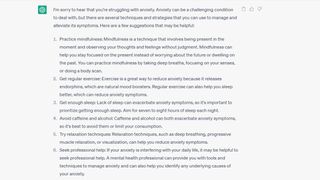 ChatGPT on anxiety