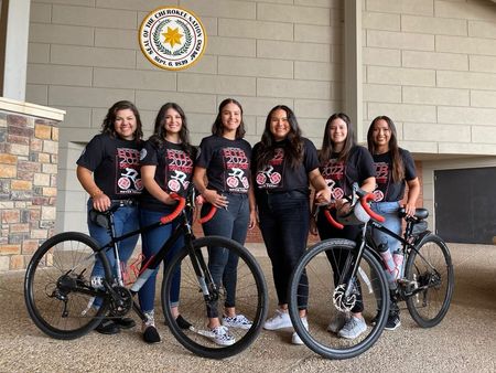 The 2022 all-women crew for the Remember the Removal Ride