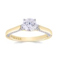18ct Yellow Gold 1ct Forever Diamond Ring, Now £4499.25 Was £5,999