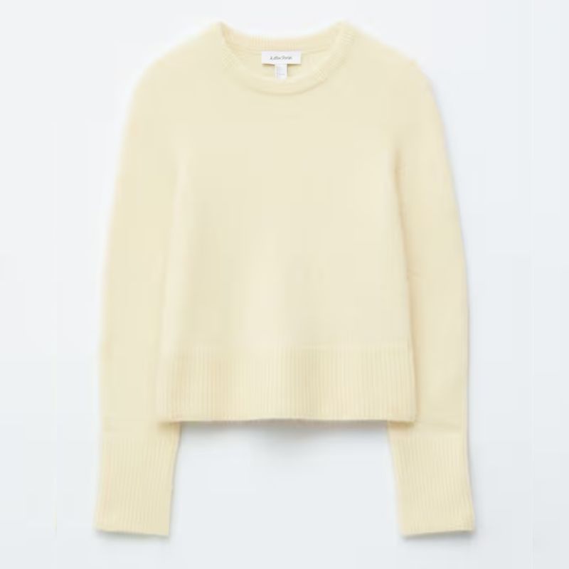 butter yellow sweater