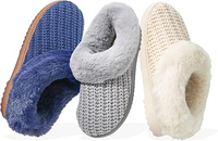 Dearfoams  Fuzzy Fluffy Memory Foam Slipper