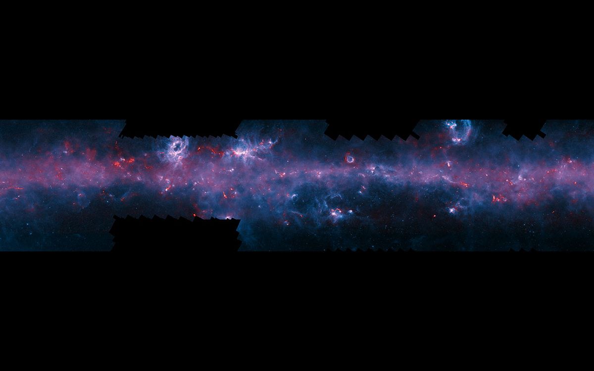 Milky Way Submillimeter Wavelengths 